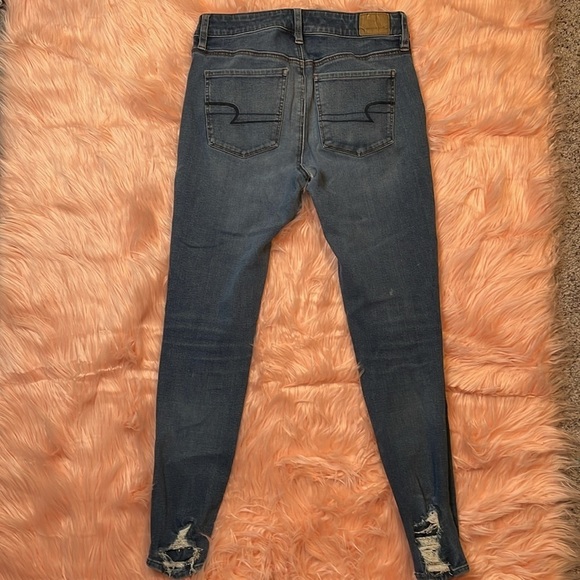 American‎ Eagle The Dream Jean Hi Rise Stretch Jegging Size 6 - Picture 3 of 9